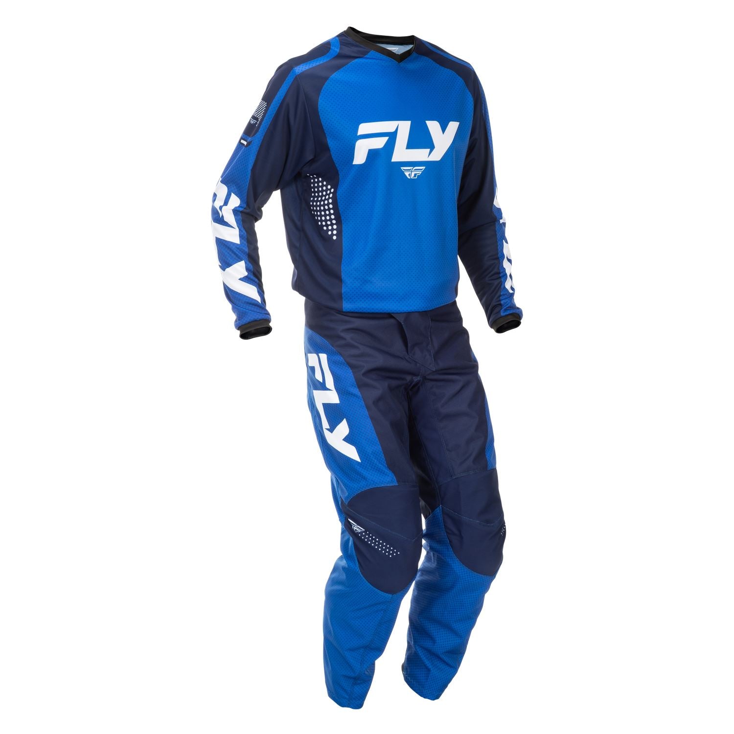 Fly Racing 2026 Motocross Combo Kit F-16 Blue White